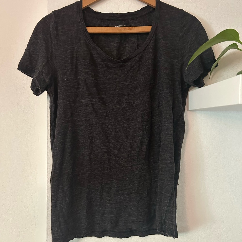Women’s short sleeve linen T